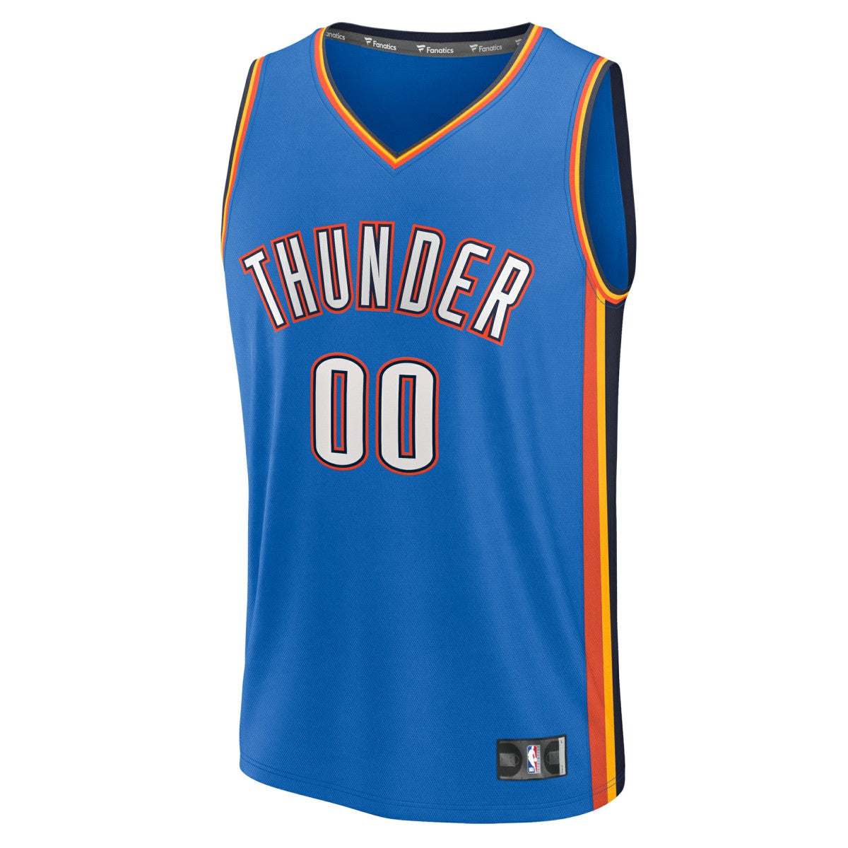 Blue Oklahoma City Thunder Youth Fast Break Custom Replica Jersey | NBA
