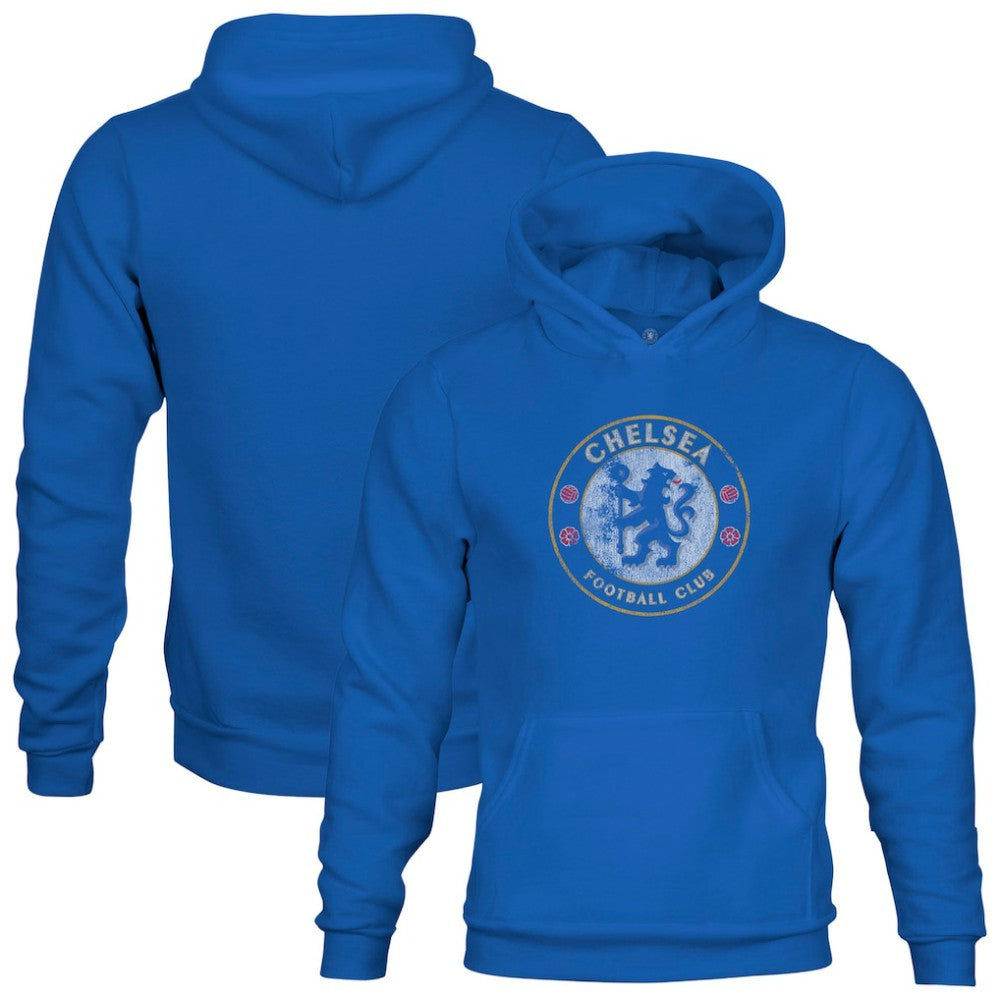 Chelsea 1863FC Youth Color Badge Fleece Pullover Hoodie