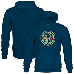 Club America 1863FC Youth Color Badge Fleece Pullover Hoodie