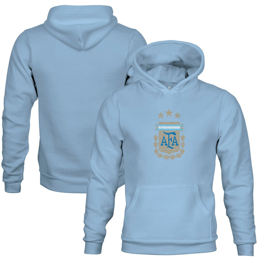 Argentina National Team 1863FC Youth Color Badge Fleece Pullover Hoodie