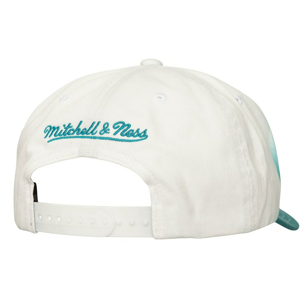 Teal/White Charlotte Hornets Dip Dye Pro Crown Adjustable Hat | NBA