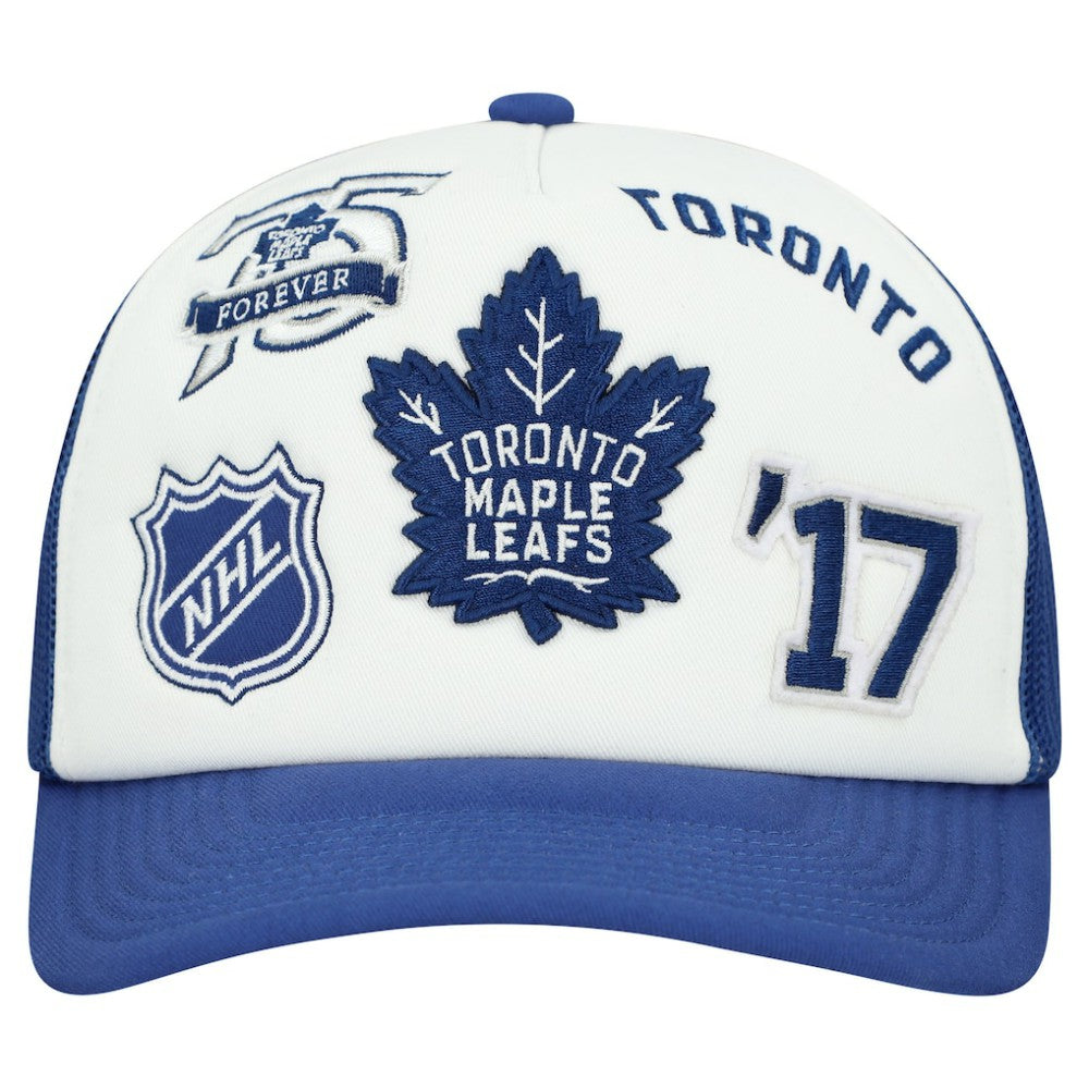 Toronto Maple Leafs Mitchell & Ness Gridlock Trucker Adjustable Hat -  NHL Hats