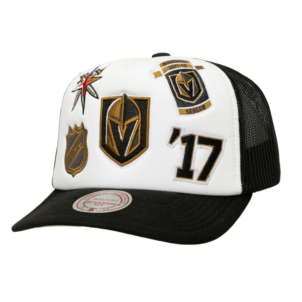 Vegas Golden Knights Mitchell & Ness Gridlock Trucker Adjustable Hat -  NHL Hats
