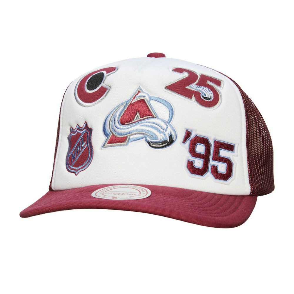 Colorado Avalanche Mitchell & Ness Gridlock Trucker Adjustable Hat -  NHL Hats