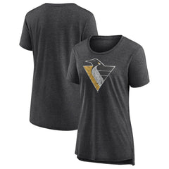Pittsburgh Penguins Women's Slow Whistle Tri-Blend T-Shirt -  NHL T-shirts