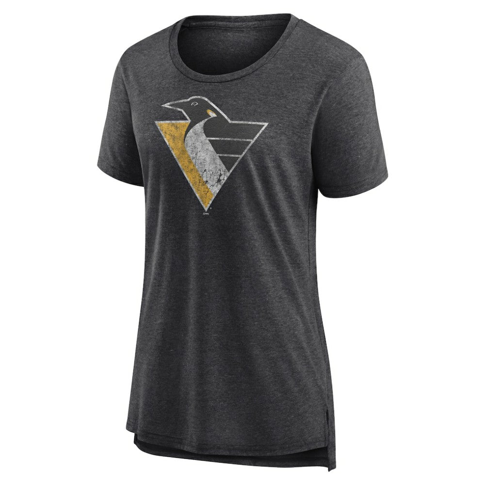 Pittsburgh Penguins Women's Slow Whistle Tri-Blend T-Shirt -  NHL T-shirts
