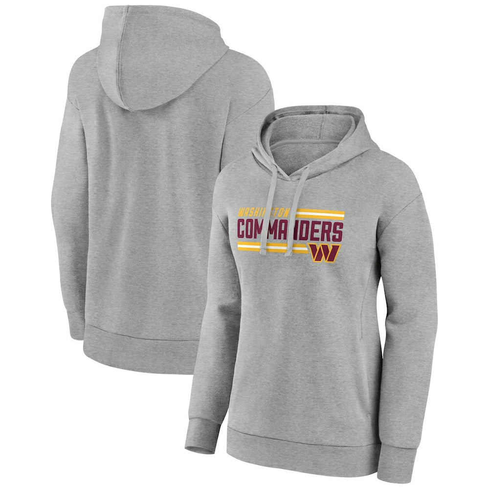 Washington Commanders Women's On Side Stripe Pullover Hoodie | NFL Discount