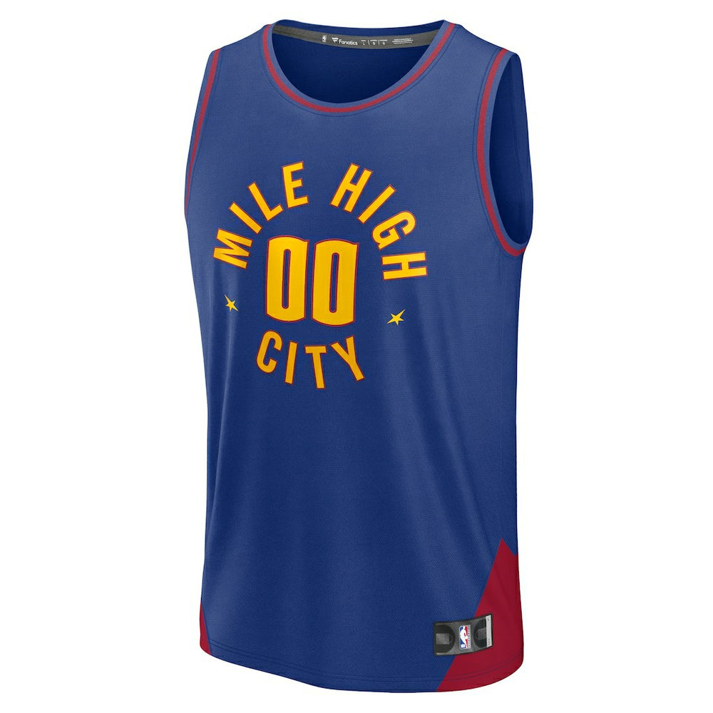 Blue Denver Nuggets Fast Break Custom Jersey sale | NBA