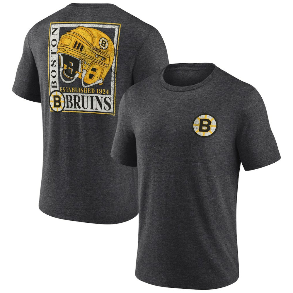 Boston Bruins Earnest Will Tri-Blend T-Shirt -  NHL T-shirts