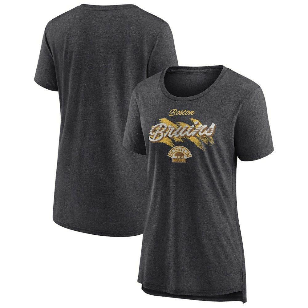 Boston Bruins Women's Hit the Ice Tri-Blend T-Shirt -  NHL T-shirts