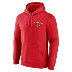 Chicago Blackhawks Team Lockup Pullover Hoodie -  NHL Hoodies