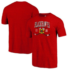 Chicago Blackhawks Line Shift Tri-Blend T-Shirt -  NHL T-shirts