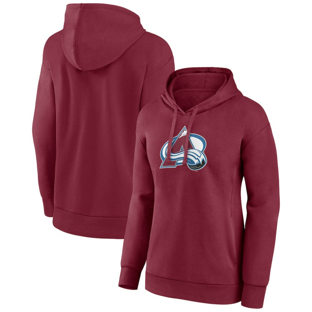 Colorado Avalanche Women's Primary Logo Pullover Hoodie -  NHL Hoodies