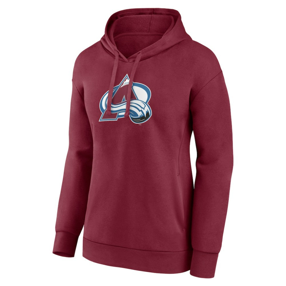 Colorado Avalanche Women's Primary Logo Pullover Hoodie -  NHL Hoodies