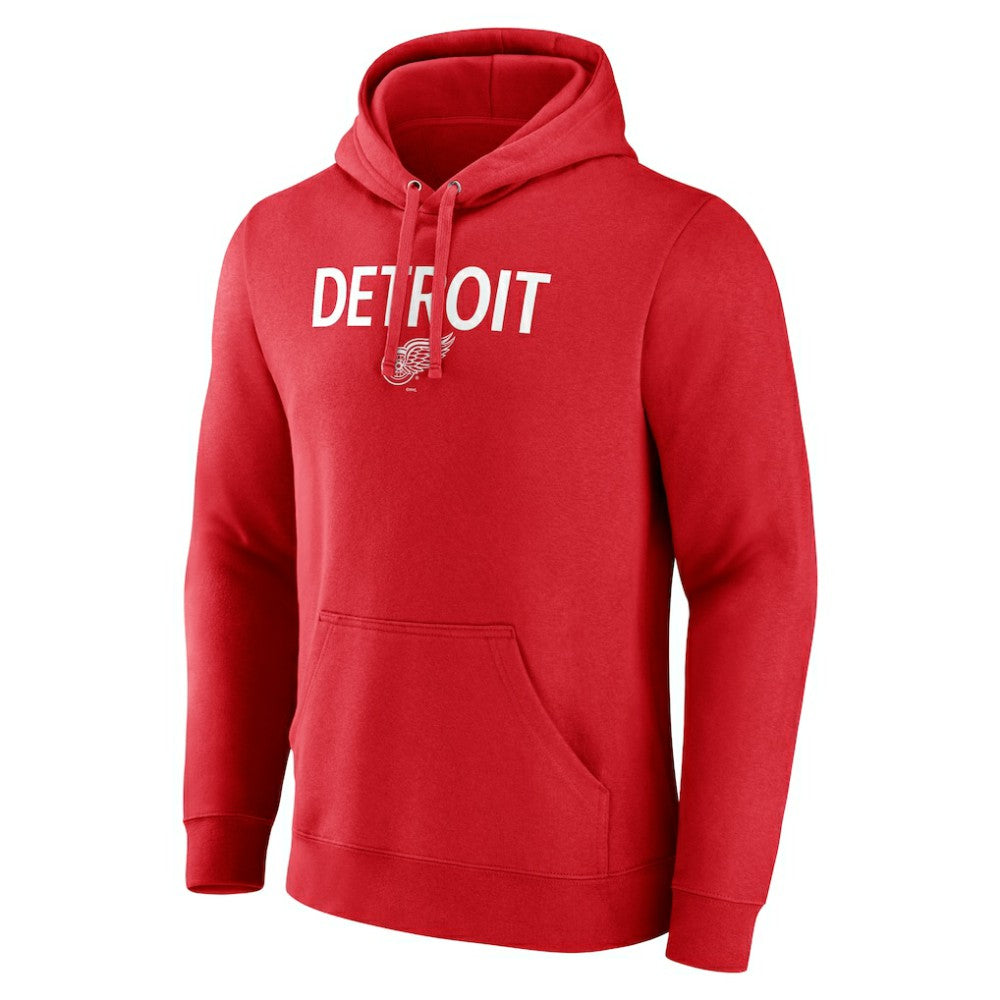 Detroit Red Wings Primary Logo Pullover Hoodie -  NHL Hoodies