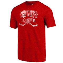 Detroit Red Wings Line Shift Tri-Blend T-Shirt -  NHL T-shirts