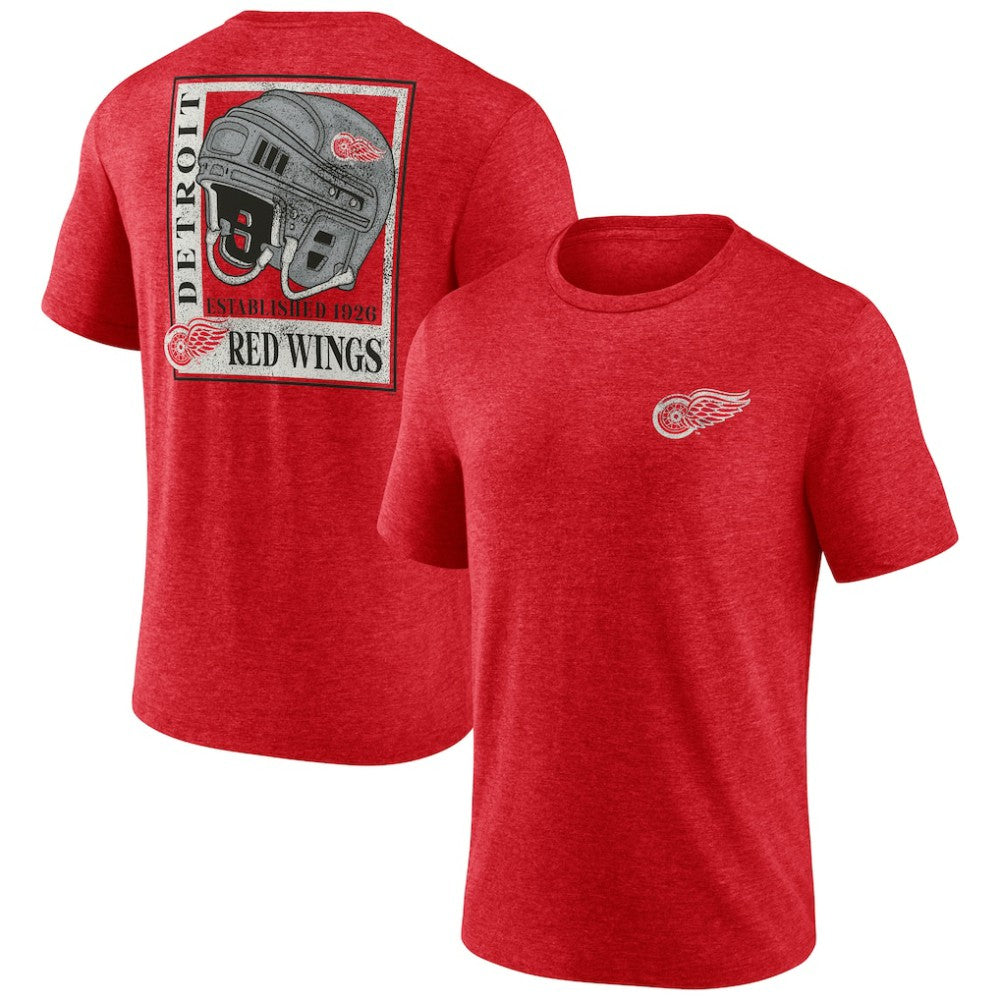Detroit Red Wings Earnest Will Tri-Blend T-Shirt -  NHL T-shirts
