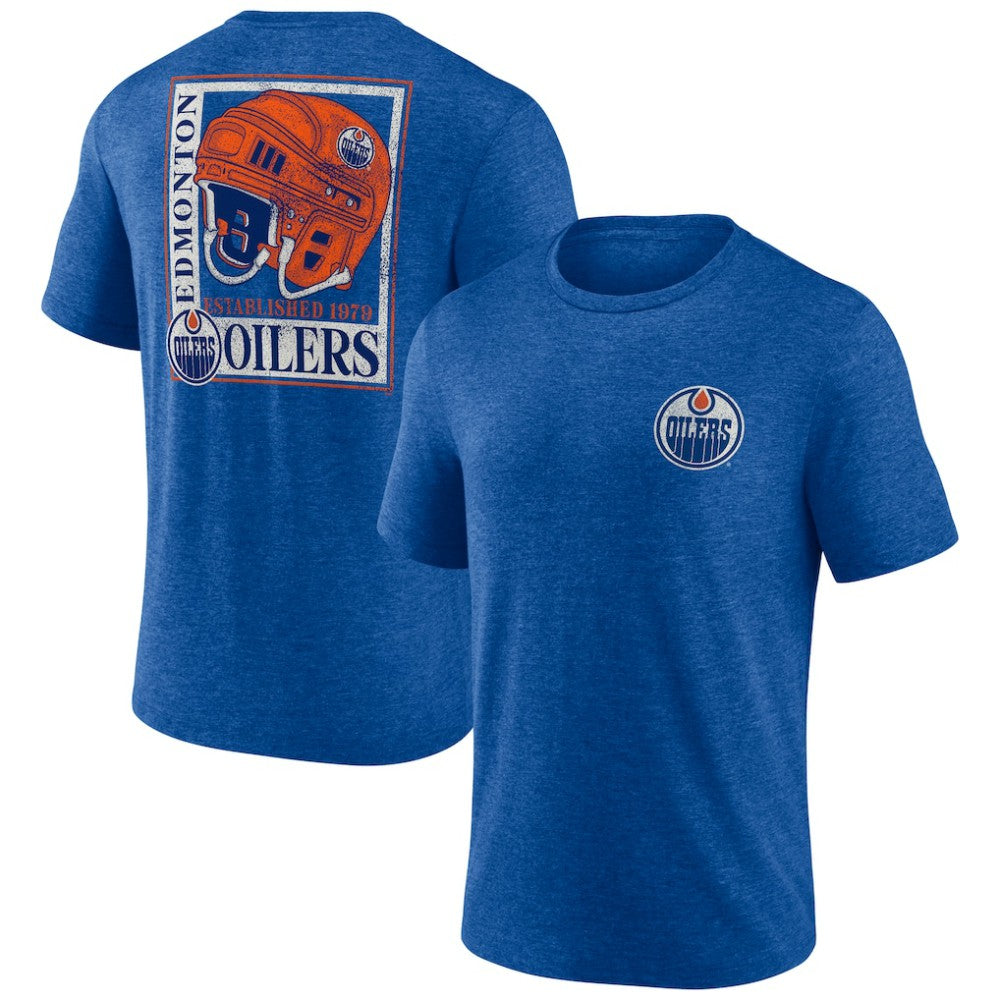 Edmonton Oilers Earnest Will Tri-Blend T-Shirt -  NHL T-shirts