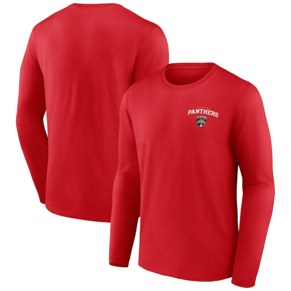Florida Panthers Team Lockup Long Sleeve T-Shirt -  NHL T-shirts
