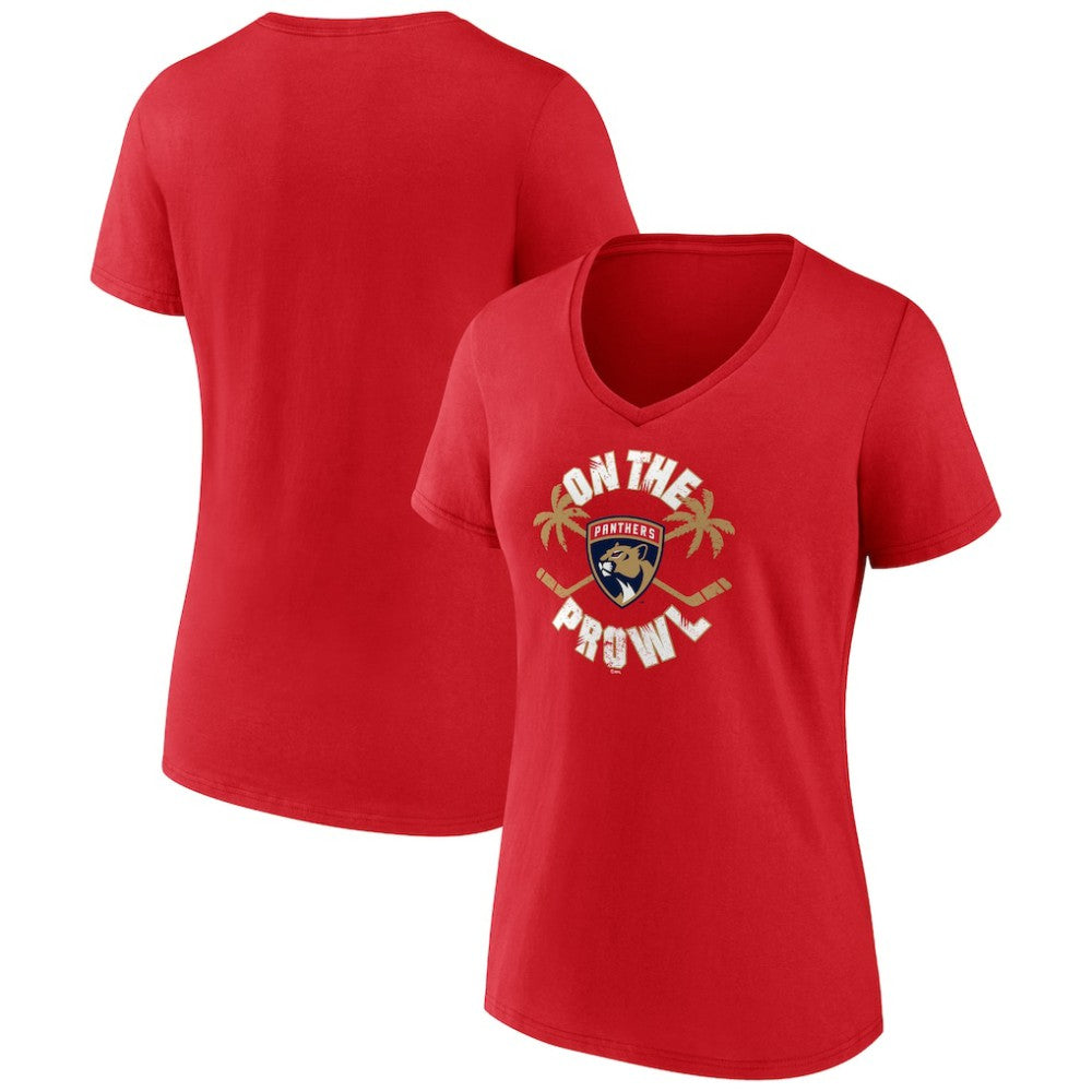 Florida Panthers Women's Active Edge V-Neck T-Shirt -  NHL T-shirts