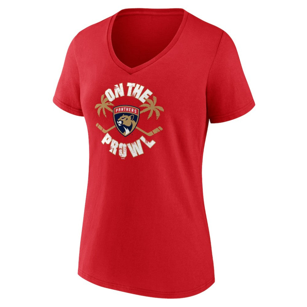 Florida Panthers Women's Active Edge V-Neck T-Shirt -  NHL T-shirts
