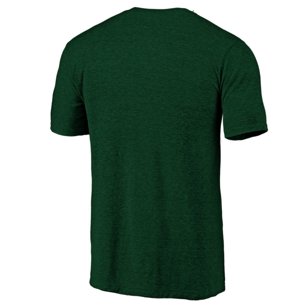 Minnesota Wild Distressed Logo Tri-Blend T-Shirt -  NHL T-shirts