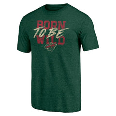 Minnesota Wild Shoot to Score Tri-Blend T-Shirt -  NHL T-shirts