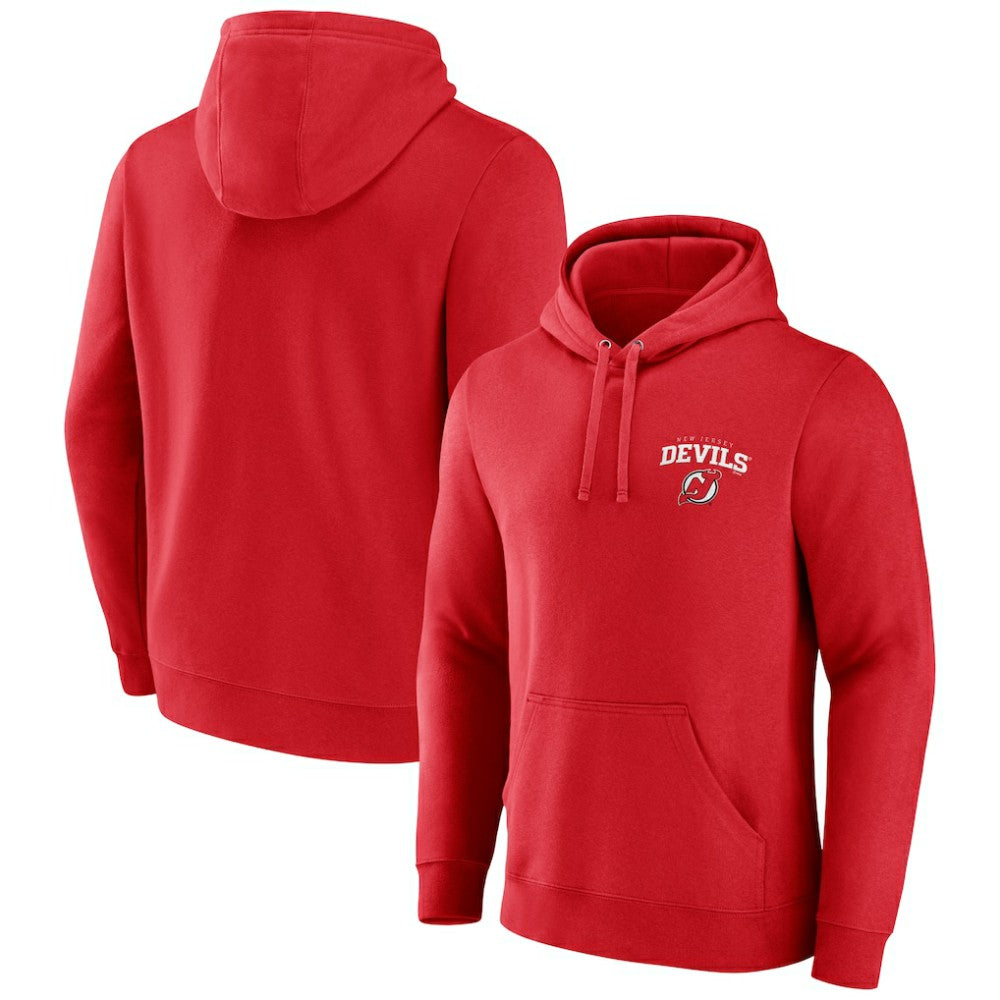 New Jersey Devils Team Lockup Pullover Hoodie -  NHL Jerseys