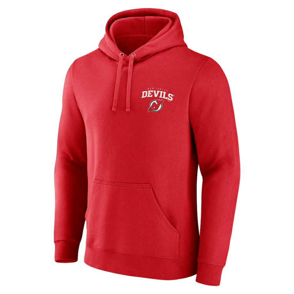 New Jersey Devils Team Lockup Pullover Hoodie -  NHL Jerseys