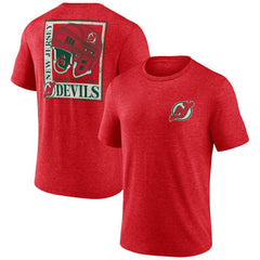 New Jersey Devils Earnest Will Tri-Blend T-Shirt -  NHL T-shirts