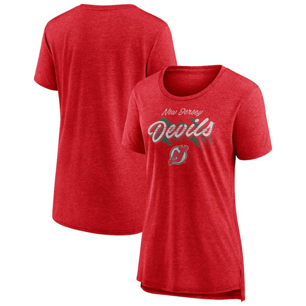 New Jersey Devils Women's Hit the Ice Tri-Blend T-Shirt -  NHL T-shirts