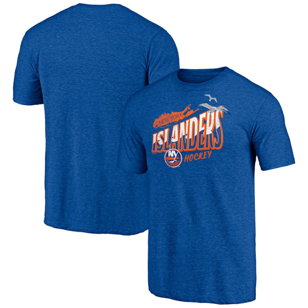 New York Islanders Shoot to Score Tri-Blend T-Shirt -  NHL T-shirts