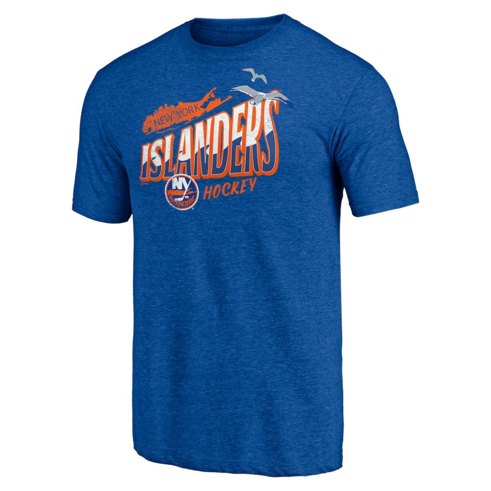 New York Islanders Shoot to Score Tri-Blend T-Shirt -  NHL T-shirts