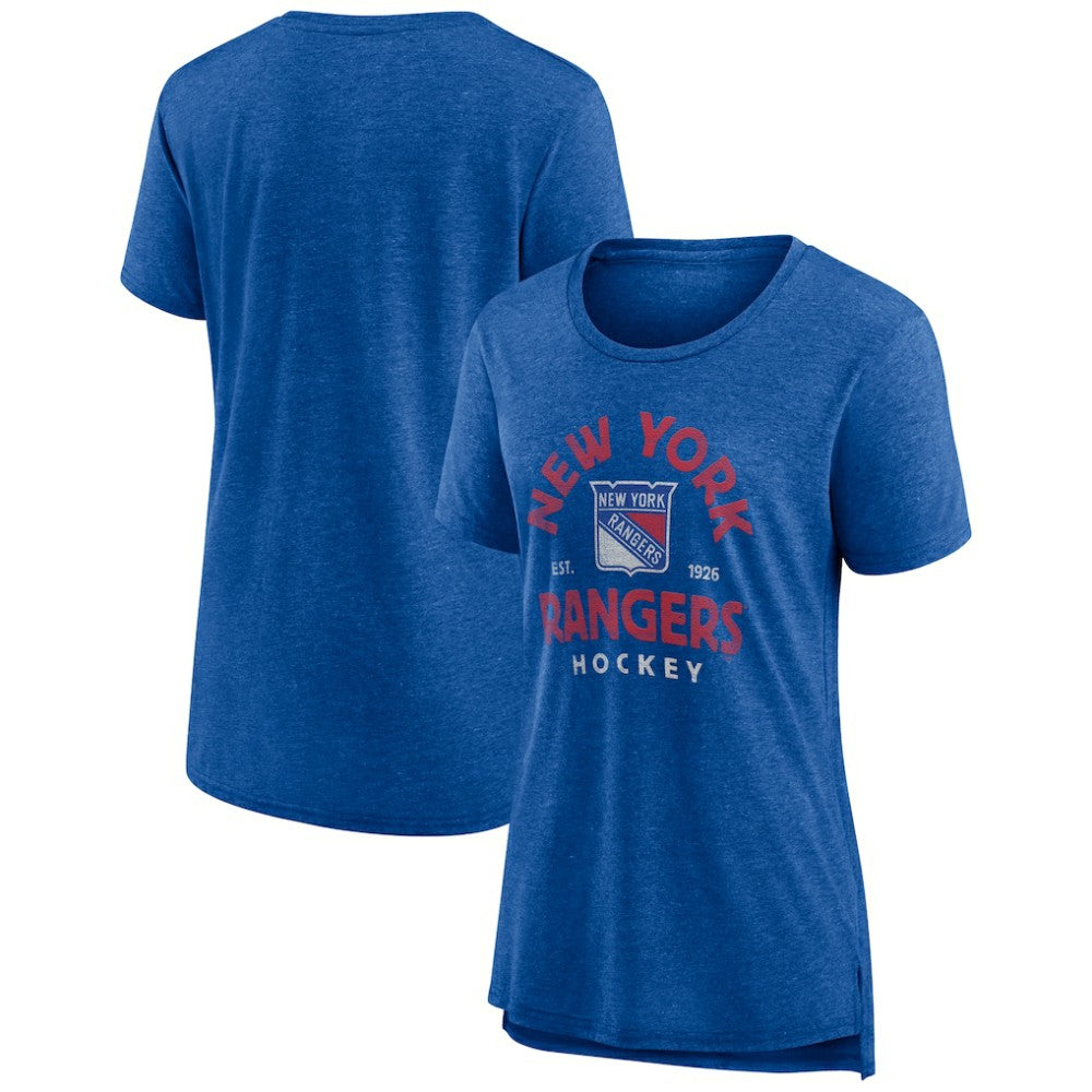 New York Rangers Women's Vintage Arch Tri-Blend T-Shirt -  NHL T-shirts