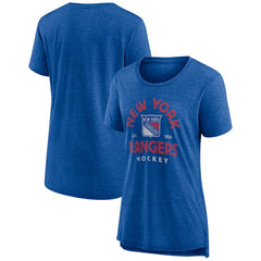 New York Rangers Women's Vintage Arch Tri-Blend T-Shirt -  NHL T-shirts