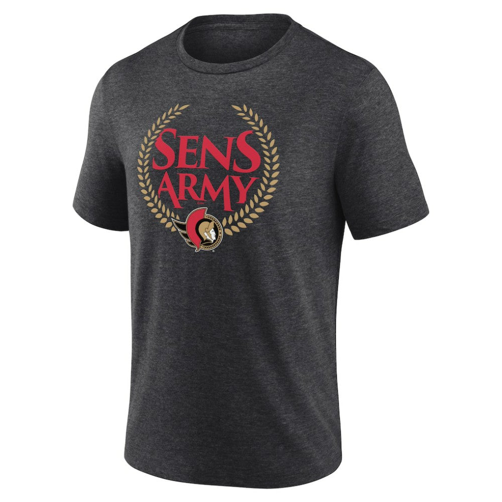 Ottawa Senators Shout Out Tri-Blend T-Shirt -  NHL T-shirts