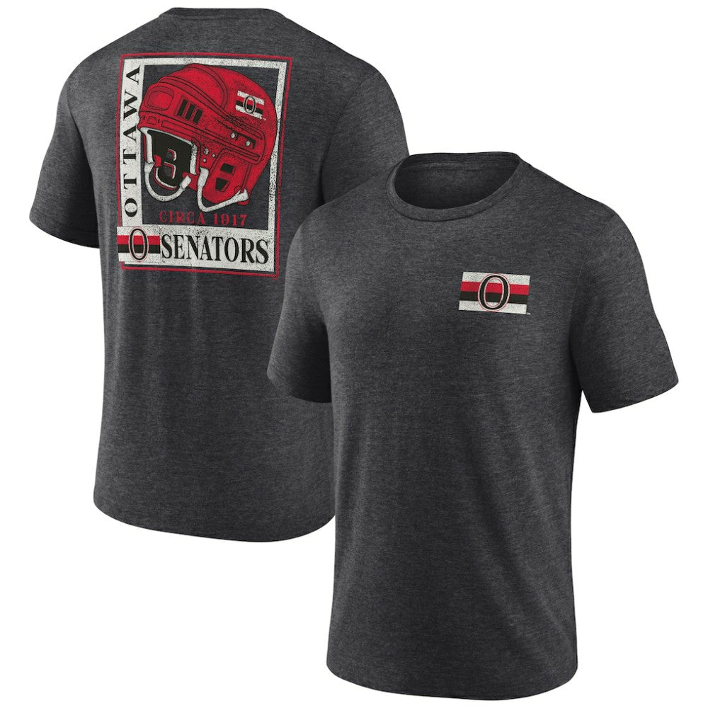 Ottawa Senators Earnest Will Tri-Blend T-Shirt -  NHL T-shirts