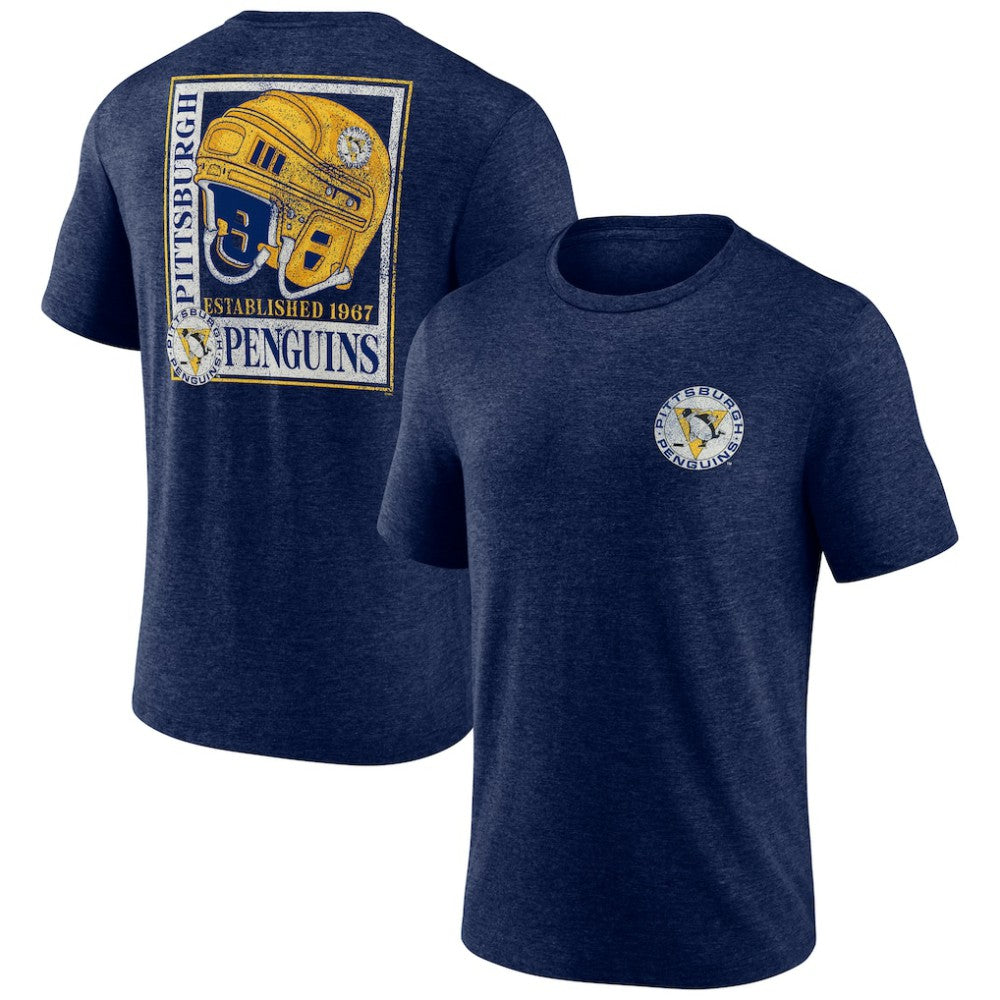 Pittsburgh Penguins Earnest Will Tri-Blend T-Shirt -  NHL T-shirts