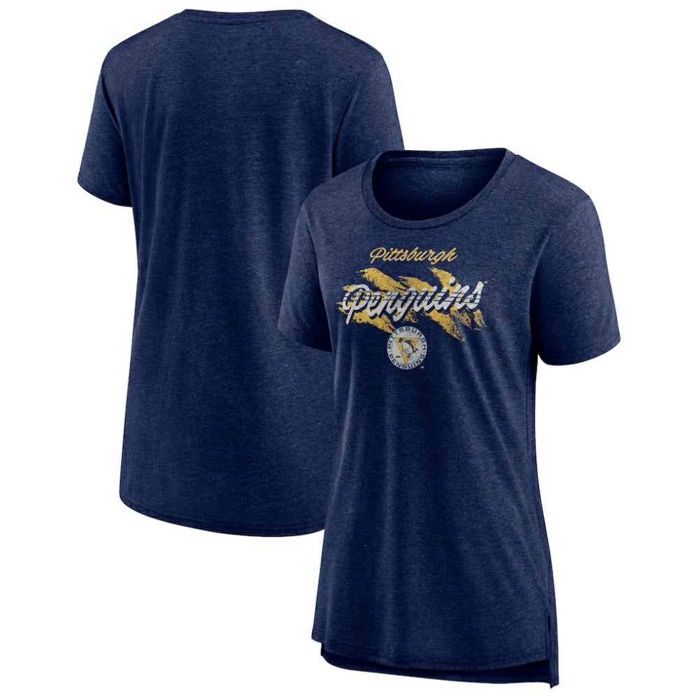 Pittsburgh Penguins Women's Hit the Ice Tri-Blend T-Shirt -  NHL T-shirts