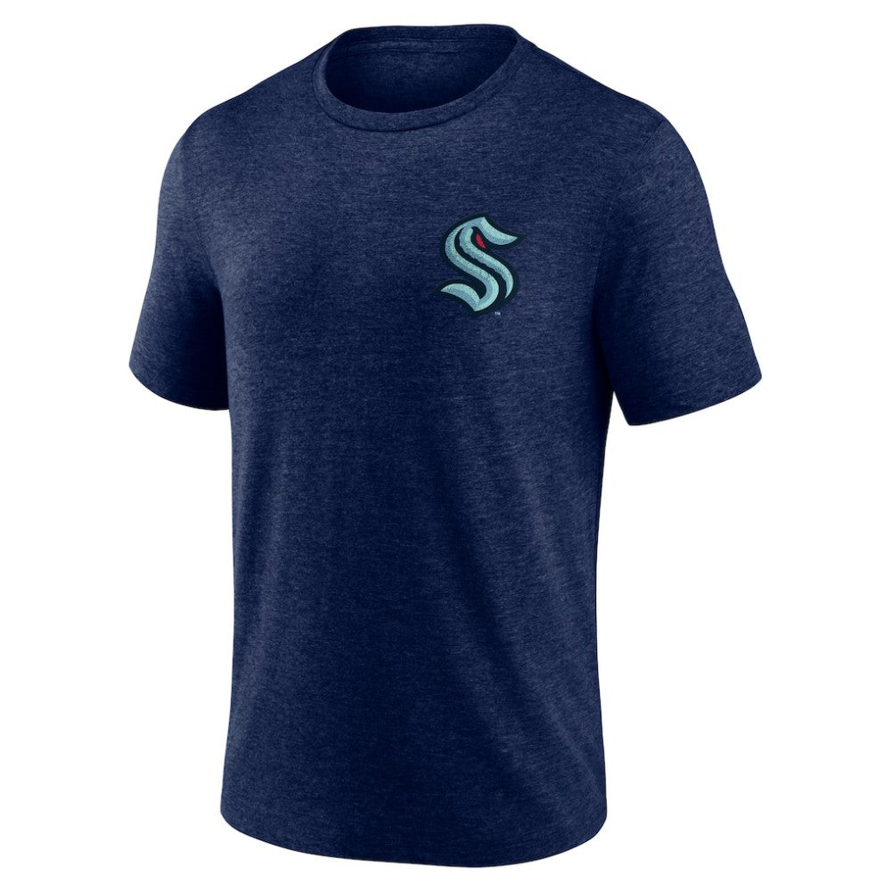 Seattle Kraken Earnest Will Tri-Blend T-Shirt -  NHL T-shirts