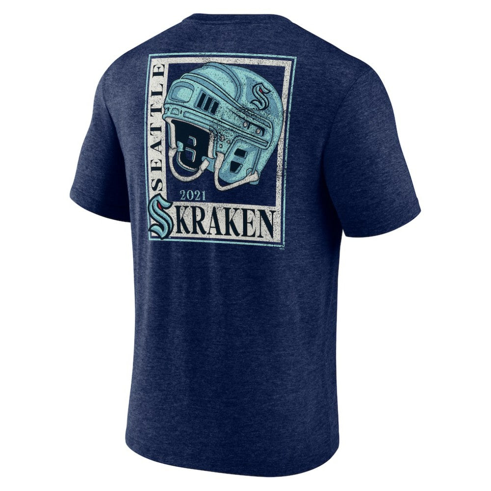 Seattle Kraken Earnest Will Tri-Blend T-Shirt -  NHL T-shirts