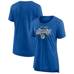 St. Louis Blues Women's Hit the Ice Tri-Blend T-Shirt -  NHL T-shirts