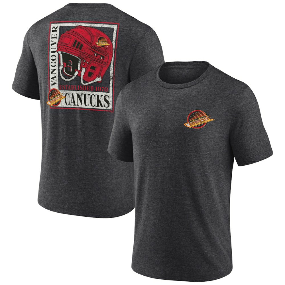 Vancouver Canucks Earnest Will Tri-Blend T-Shirt -  NHL T-shirts