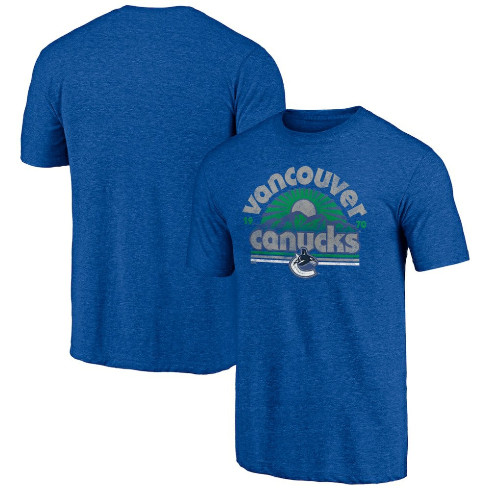 Vancouver Canucks Shoot to Score Tri-Blend T-Shirt -  NHL T-shirts