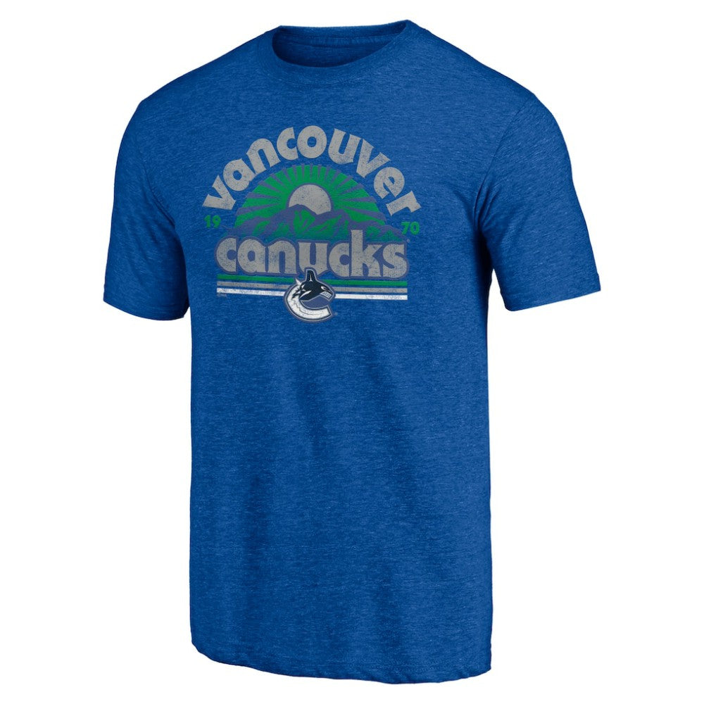 Vancouver Canucks Shoot to Score Tri-Blend T-Shirt -  NHL T-shirts