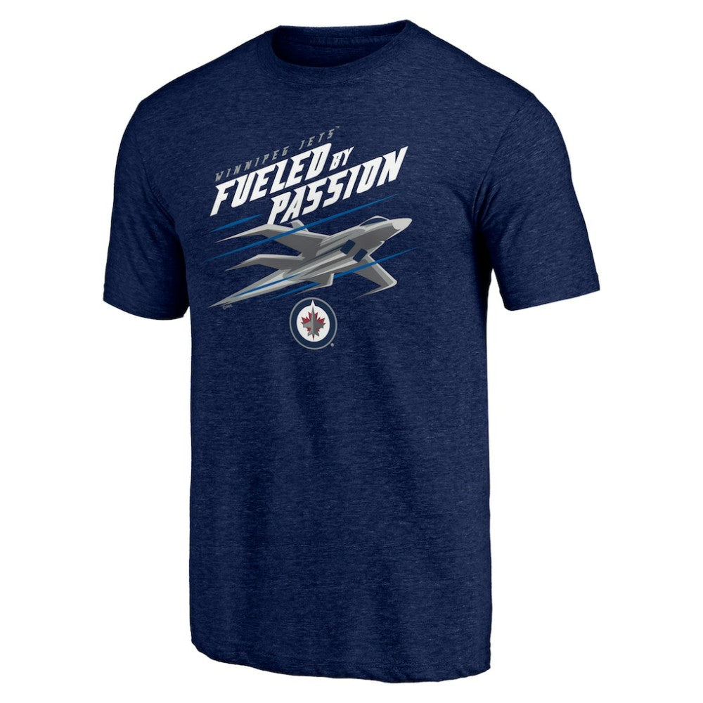 Winnipeg Jets Shoot to Score Tri-Blend T-Shirt -  NHL T-shirts