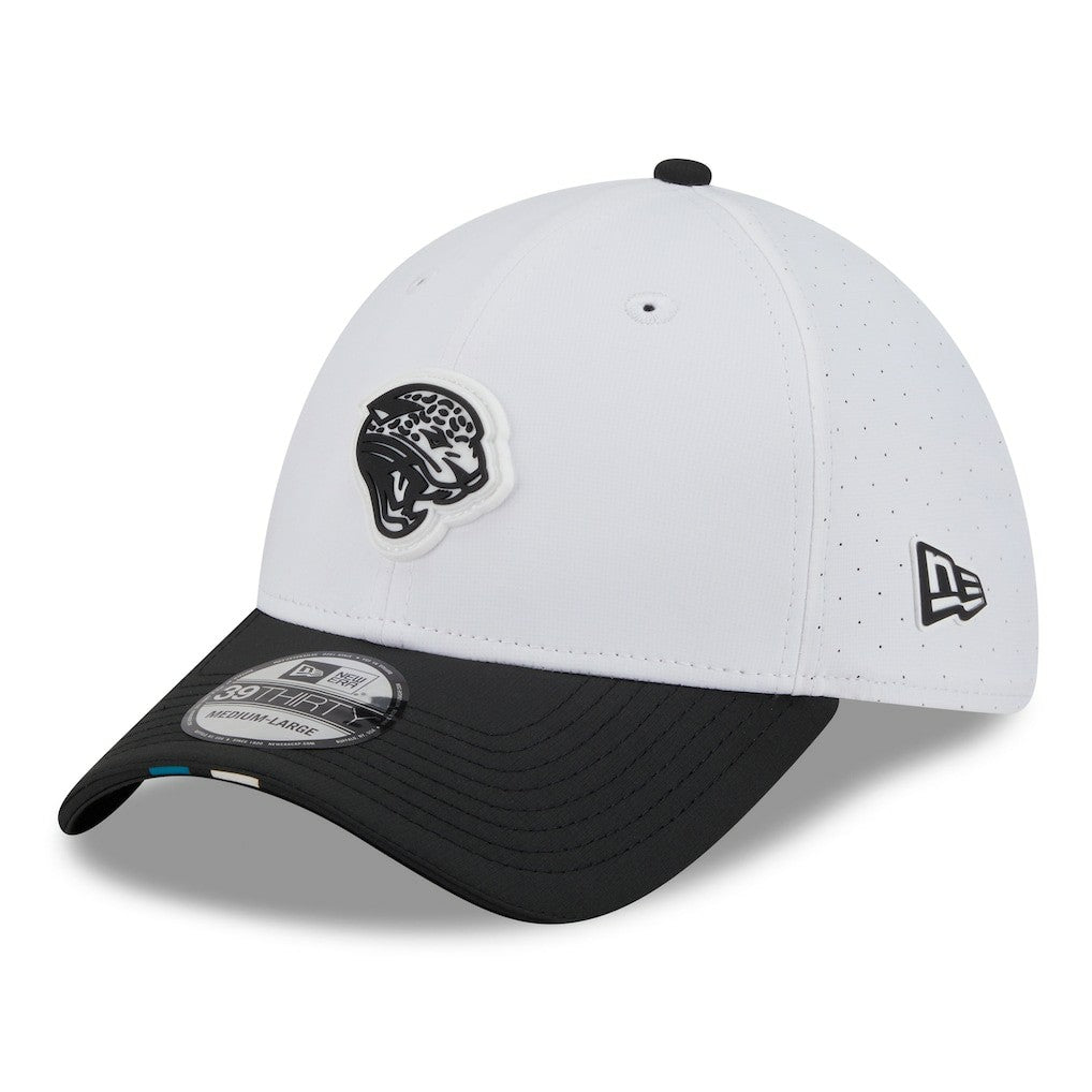 Jacksonville Jaguars 2025 NFL Training Camp Throwback Logo 39THIRTY Flex Hat | NFL Sale