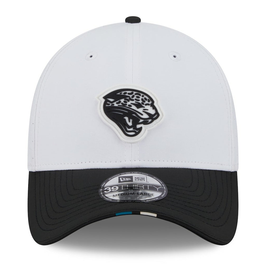 Jacksonville Jaguars 2025 NFL Training Camp Throwback Logo 39THIRTY Flex Hat | NFL Sale