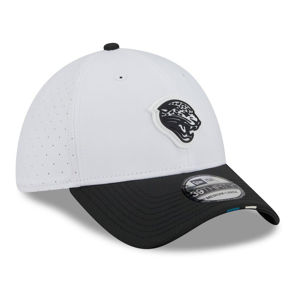 Jacksonville Jaguars 2025 NFL Training Camp Throwback Logo 39THIRTY Flex Hat | NFL Sale