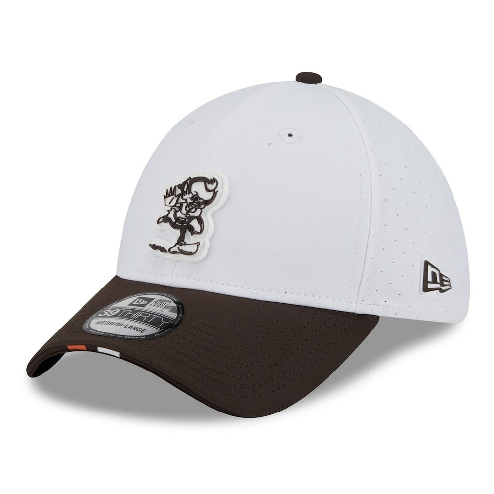 Cleveland Browns 2025 NFL Training Camp Throwback Logo 39THIRTY Flex Hat | NFL US